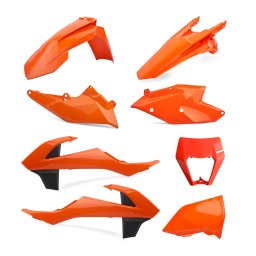 Kit plastice POLISPORT Enduro Portocaliu