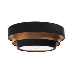 Lustr TRINITI 2xE27/60W/230V negru/auriu
