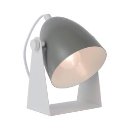 Lampă de masă Lucide 45564/01/36 CHAGO 1xE14/40W/230V gri