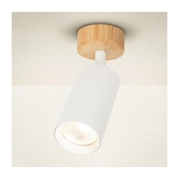 Brilagi - Spot SELE 1xGU10/30W/230V alb/decor stejar