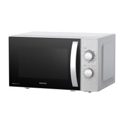 Sencor - cuptor cu microunde cu funcție grill, 700 W/1000 W, 230 V, 20 L, crom mat