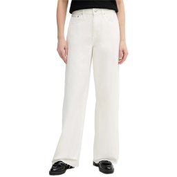 CALVIN KLEIN Jeans The Wide Leg Raw Hem LV047F733G ASN-RG chalk white