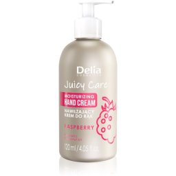 Delia Cosmetics Juicy Care Raspberry crema de maini hidratanta 120 ml