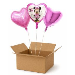 Set 3 baloane heliu Minnie Mouse 45 cm