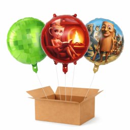 Set 3 baloane heliu Roblox 45 cm