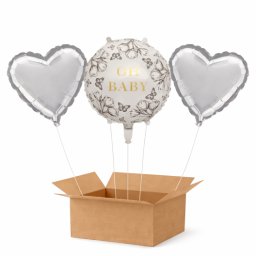 Set 3 baloane heliu Oh baby 45 cm