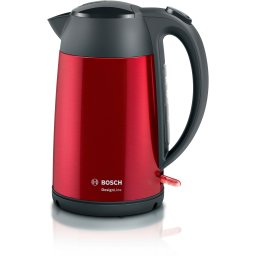 Fierbător electric Bosch TWK3P424 DesignLine 1.7l, Rosu