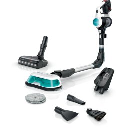 Aspirator vertical 2in1, cu funcție mop BCS71HYG2 Unlimited 7 ProHygienic Aqua, Alb