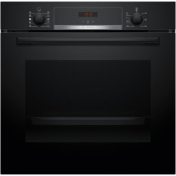 Cuptor multifuncțional HQA534EB3 cu opțiune de aburi încorporabil Seria 4, Negru