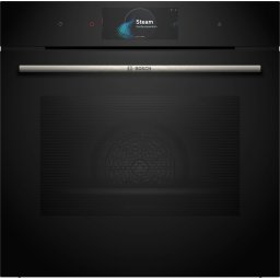 Cuptor încorporabil HSG7584B1 cu funcție de abur Seria 8, Negru