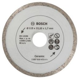 2607019472 Disc de tăiere diamantat pentru plăci ceramice Ø 115 mm