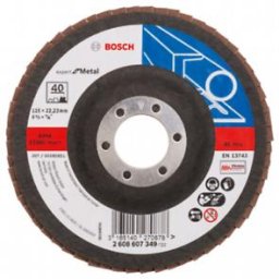 2608607349 Disc de şlefuire evantai X551, Expert for Metal în unghi, D 115, G 40