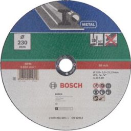 2609256319 Disc de tăiere, variantă dreaptă, D 230 mm, metal