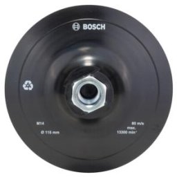 2609256271 Placă de şlefuire din cauciuc pentru polizor unghiular, sistem de prindere de tip arici, 115 mm