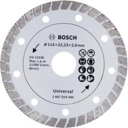 2607019480 Disc de tăiere diamantat Turbo, Ø 115 mm