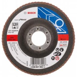 2608607356 Disc de şlefuire evantai X551, Expert for Metal în unghi, D 125, G 120