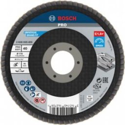 2608605450 Disc de şlefuire evantai X571, Best for Metal în unghi, D 115, G 40