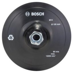 2609256272 Placă de şlefuire din cauciuc pentru polizor unghiular, sistem de prindere de tip arici, 125 mm