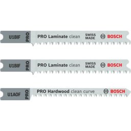 2608636430 Set de 3 pânze de fierăstrău PRO Laminate, prindere în U