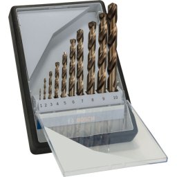 2607019925 Set Robust Line de 10 burghie pentru metal HSS-Co