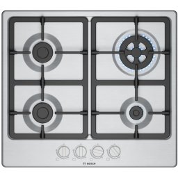Plită pe gaz PGH6B5K90 Seria 4, Inox