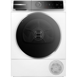 Uscător de rufe WQB246CNBY cu condensare și pompă de căldură Seria 8, Alb