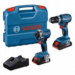 0615A50069 Set combinat PRO Trusă de 2 scule de 18 V: GSB + GDR + 2x4 + GAL