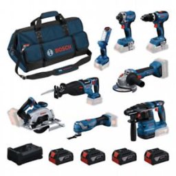 0615V00061 Set combinat PRO Set de 8 scule de 18 V
