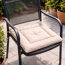 Perna sezut Scaun Lana Merino 100% LanaWool 38x38cm Patrat Protectie Naturala AntiAcarieni, Crem