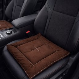 Perna sezut Scaun Lana Merino 100% LanaWool 38x38cm Patrat Protectie Naturala AntiAcarieni, Maro