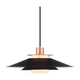 Halo Design 990785 - Lustră suspendată pe cablu RIVOLI 1xE27/40W/230V Ø 40 cm negru/cupru