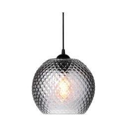 Halo Design 718443 - Lampă suspendată pe cablu NOBB, 1xE27/40W/230V, diametru 22 cm, gri fumuriu