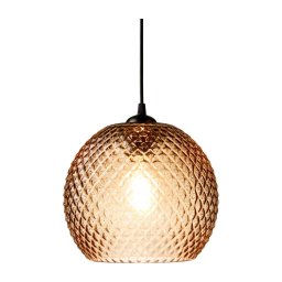 Halo Design 718368 - Lustră suspendată pe cablu NOBB, 1xE27/40W/230V, Ø 22 cm, maro fumuriu