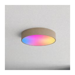 Brilagi-LED RGBW Plafonieră pentru baie cu reglare a luminozității CLARE 3xE27/9W/230V IP54 Wi‑Fi bej