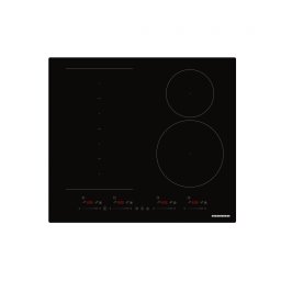 Plita Incorporabila Heinner HBHI-M4ZB1FXSMTC | 4 Zone, Mixt Gaz + Electric, Inox, 59x52cm