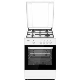 Aragaz Gaz Heinner HFSC-SME66IWH | 4 Arzatoare, 60cm, Grill Electric, Alb, 60x60x85cm