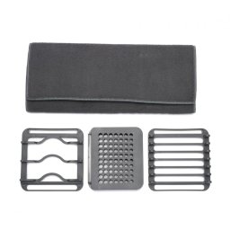 Suport Scurgator Vase Heinner HR-DSHTWL-4PC | 4 Piese, Cu Covoras