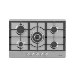 Plita Incorporabila Heinner HBH-M705IWFIX | 70cm, 5 Zone, Gaz, Aprindere Electrica, 75x51cm