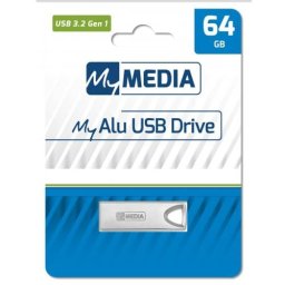 Stick USB MyMedia 69277 | 64GB, USB 3.2 Gen 1, Aluminiu