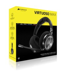 Casti Gaming Corsair Virtuoso MAX Wireless CA-9011372-WW | Wireless, Carbon