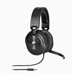 Căști Corsair HS55 Stereo CA-9011260-EU | Multi-platform, Driver 50mm, Negru