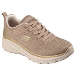 Pantofi sport dama Skechers FASHION FIT 2.0-MOON 150384 TPGD, taupe/auriu