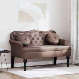 Banca Chesterfield Maro 120.5 x 65 x 75 cm Piele artificiala GartenMobel Dekor