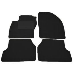 Covorase mocheta Ford Focus 2 2005-2011 negre, set 4 piese