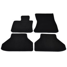 Covorase mocheta BMW X5 E70 si X6 E71/E72 negre, set 4 piese