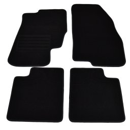 Covorase mocheta Fiat Grande Punto 3P/5P 2005-2012 negre, set 4 piese