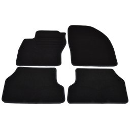 Covorase mocheta Ford Focus 5 usi/SW/Combi negre, set 4 bucati