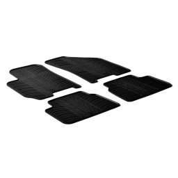 Covorase cauciuc Chevrolet Lacetti 2004+, set 4 piese, anti-alunecare