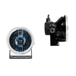 Proiectoare auto Hyena albe 12V cu bec H3 55W, set 2 buc