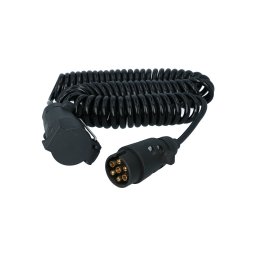 Cablu electric spiralat Carpoint pentru remorca, 7 pini, 34-70 cm